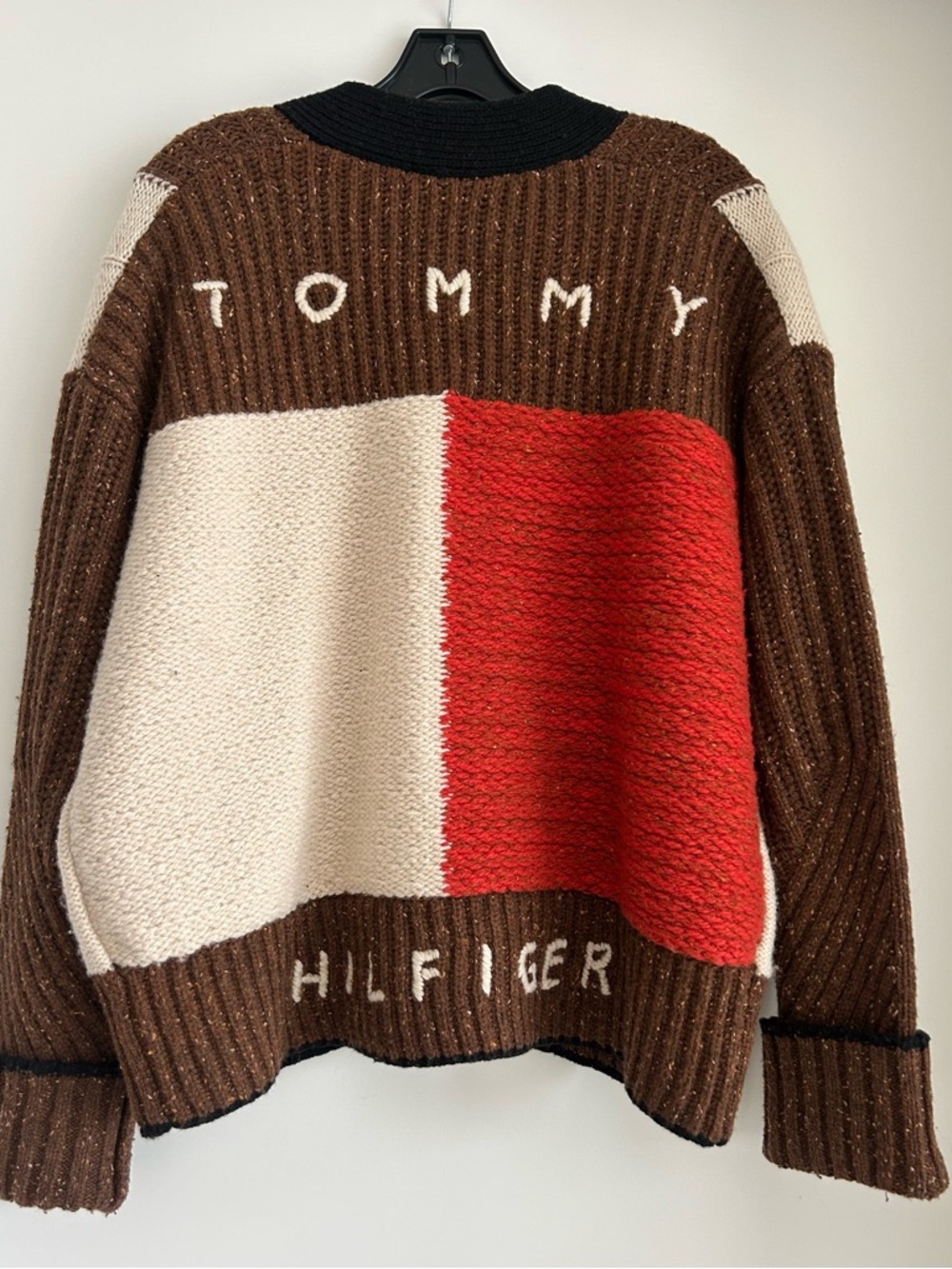 Tommy Hilfiger Flag Varsity Cardigan in XS - Picture 7 of 10